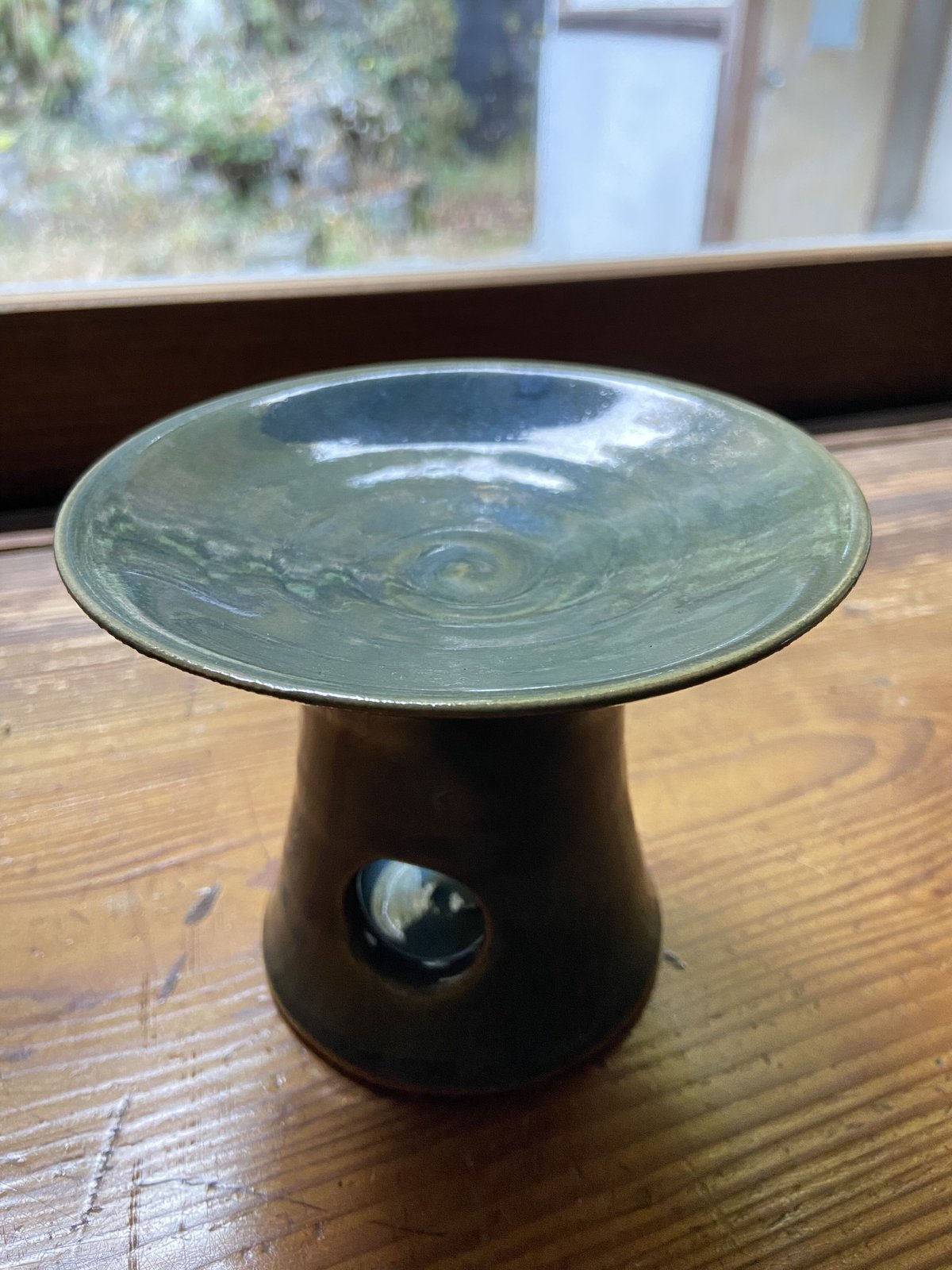 茶香炉 / 枝月窯 齋藤有希子 | 岳間茶寮 好信楽