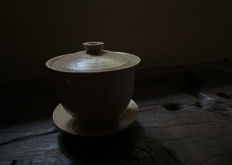中国　清時代　粉彩竹紋蓋茶碗ペア　訳あり　送料込み250709 喜鵲登梅蓋碗 100ml（満水150ml） 中国茶器 : 天香茶行・Yahoo店