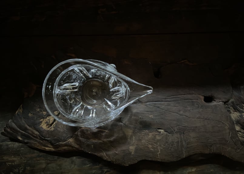 Shimada Shinpei Glass Works 島田真平 / 冷水茶専用片口 | 岳