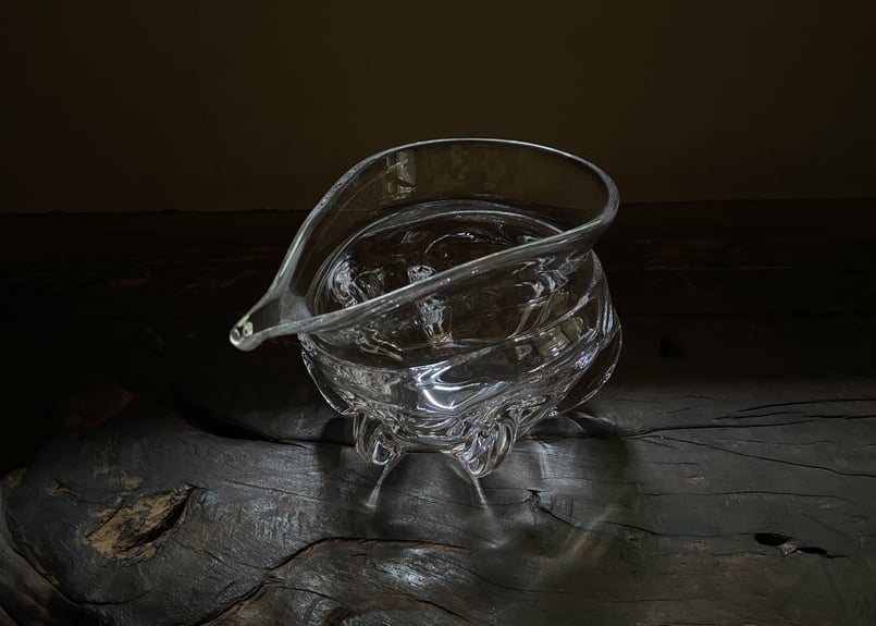 Shimada Shinpei Glass Works 島田真平 / 冷水茶専用片口 | 岳