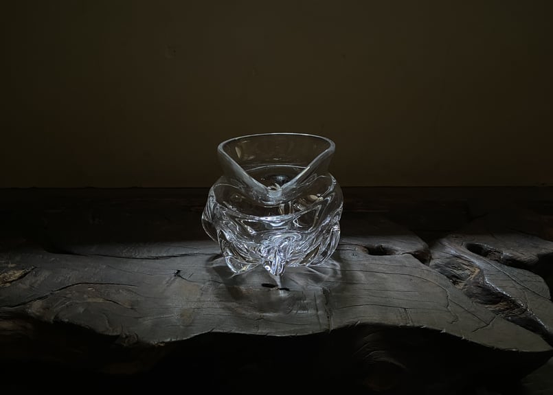 Shimada Shinpei Glass Works 島田真平 / 冷水茶専用片口 | 岳