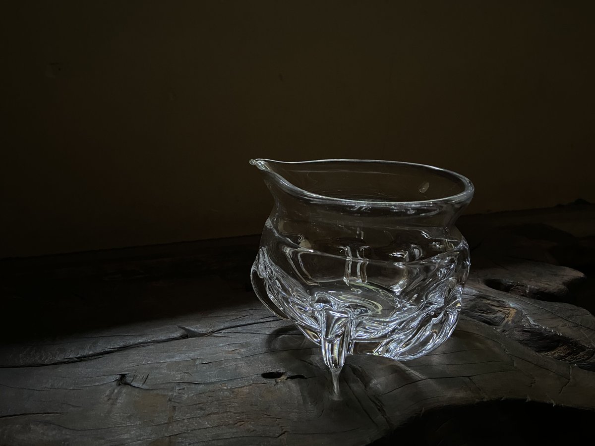 SHIMADA SHINPEI 片口鉢 ガラス製 工芸 器 シマダシンペイ SHIMADA SHINPEI 片口鉢 ガラス製 工芸 器 シマダシンペイ ガラス鉢