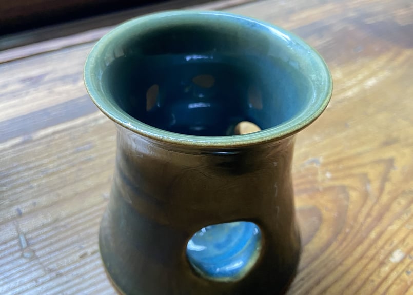 茶香炉 / 枝月窯 齋藤有希子 | 岳間茶寮 好信楽