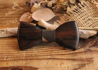 オーダー】黒檀木製蝶ネクタイ | QISUI