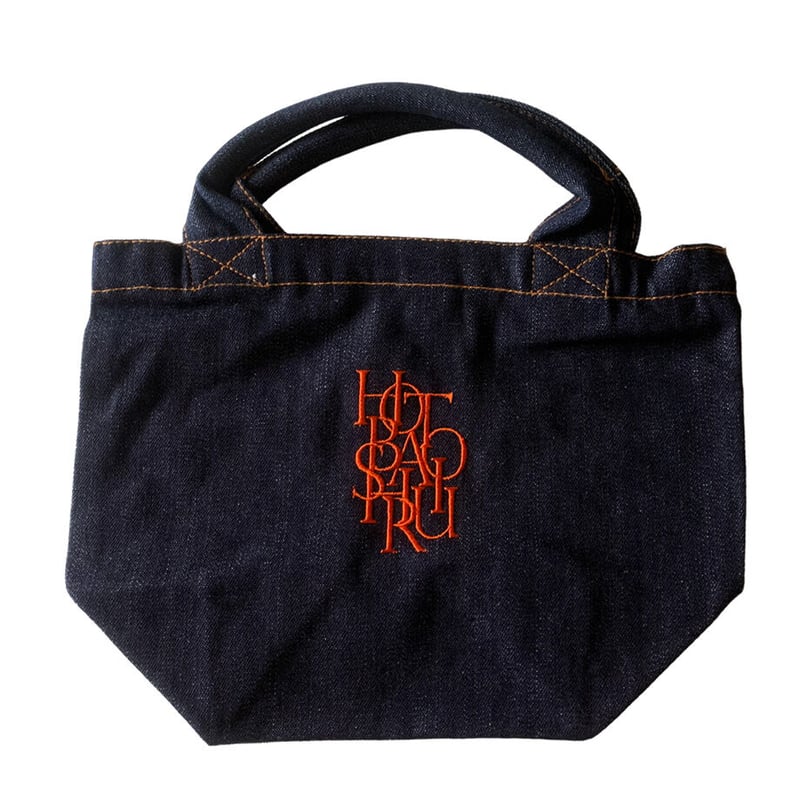 世良公則デザイン hotobashiruミニトートバッグ（デニム＆丸