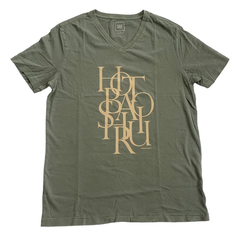 世良公則デザイン hotobashiru ロゴTシャツ・WEB限定カラー(モス