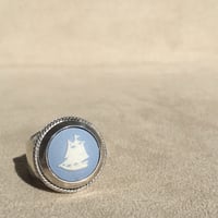 SAILING SHIP  LIGHT BLUE