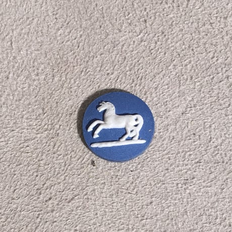 HORSE STANDING BLUE1