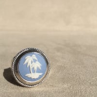 PALM TREE LIGHT BLUE