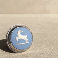 GOAT  STANDFING LIGHT BLUE
