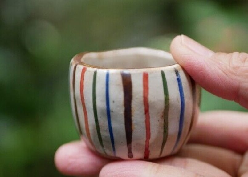 東北民芸　堤焼　かわいいつぼ 東北民芸 堤焼 かわいいつぼ - 工芸品