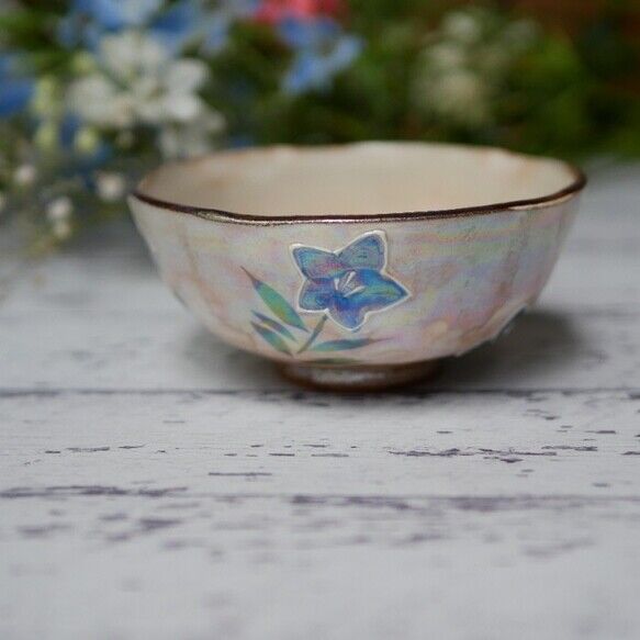 ご飯茶碗（小）桔梗・イッチン・ラスター | 【公式オンラインショップ