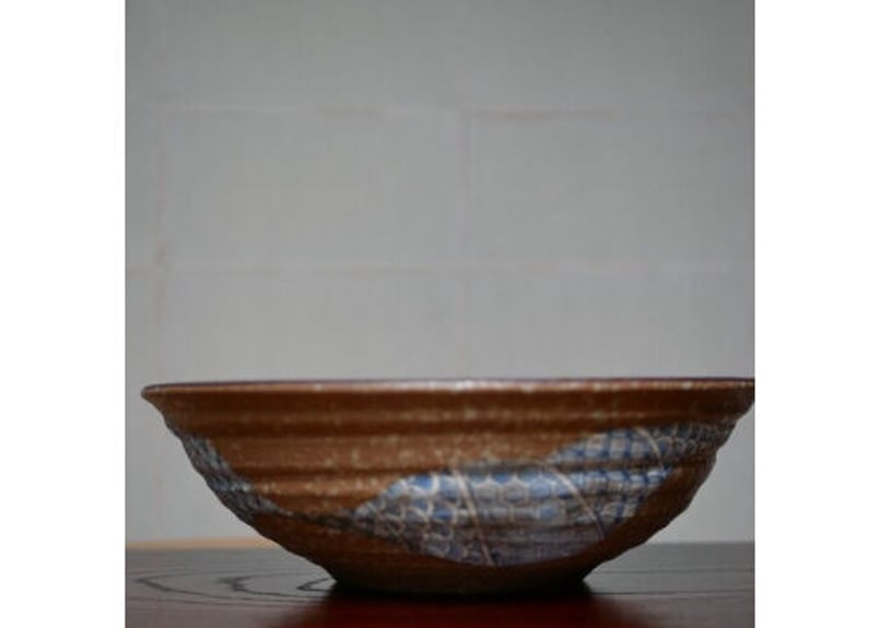 焼締め小紋九寸鉢 | 【公式オンラインショップ】京のやきもの わくわく