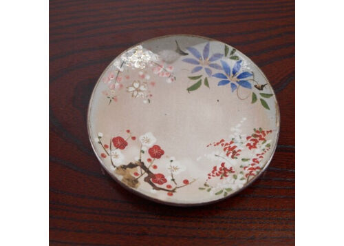 骨董品　アンティーク　小皿中皿5点　桜　梅　鯉 1cc6e4216f313fe9512391de9c6dd2