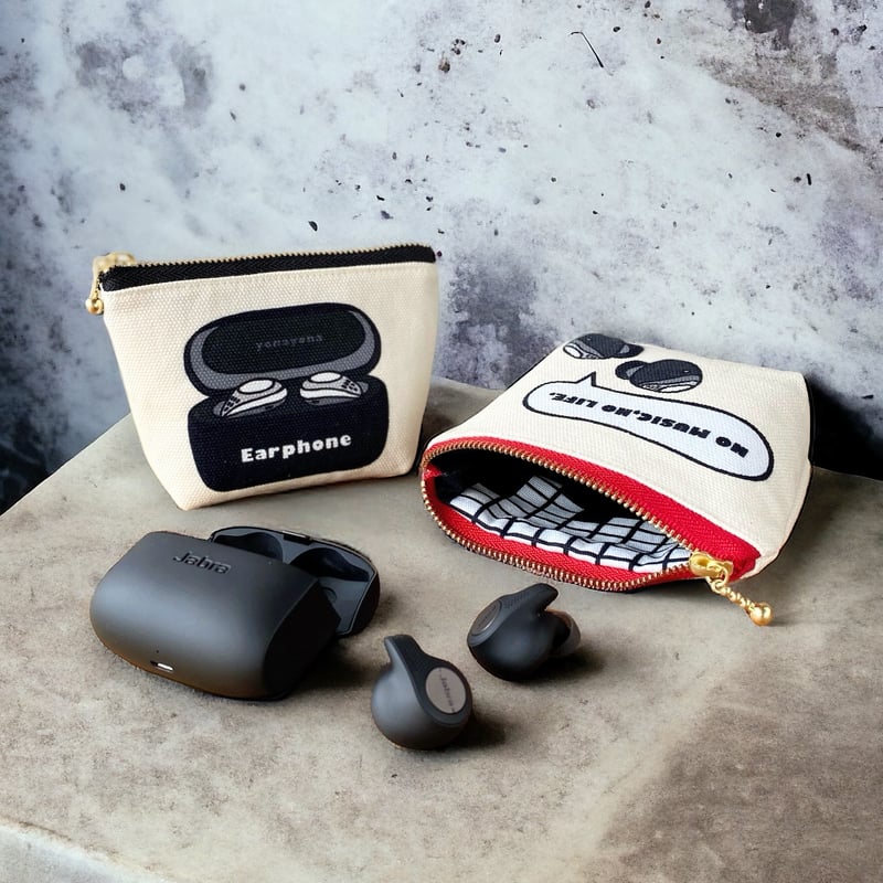 ワイヤレスイヤホンケース（ブラック） | yonayona