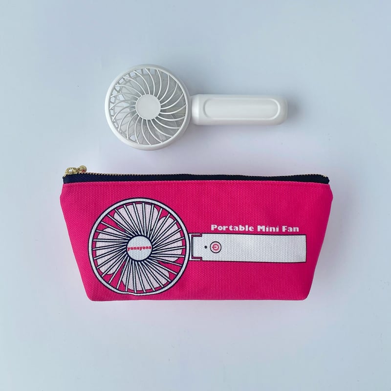 ハンディファンポーチミニ（チェリーピンク） | yonayona