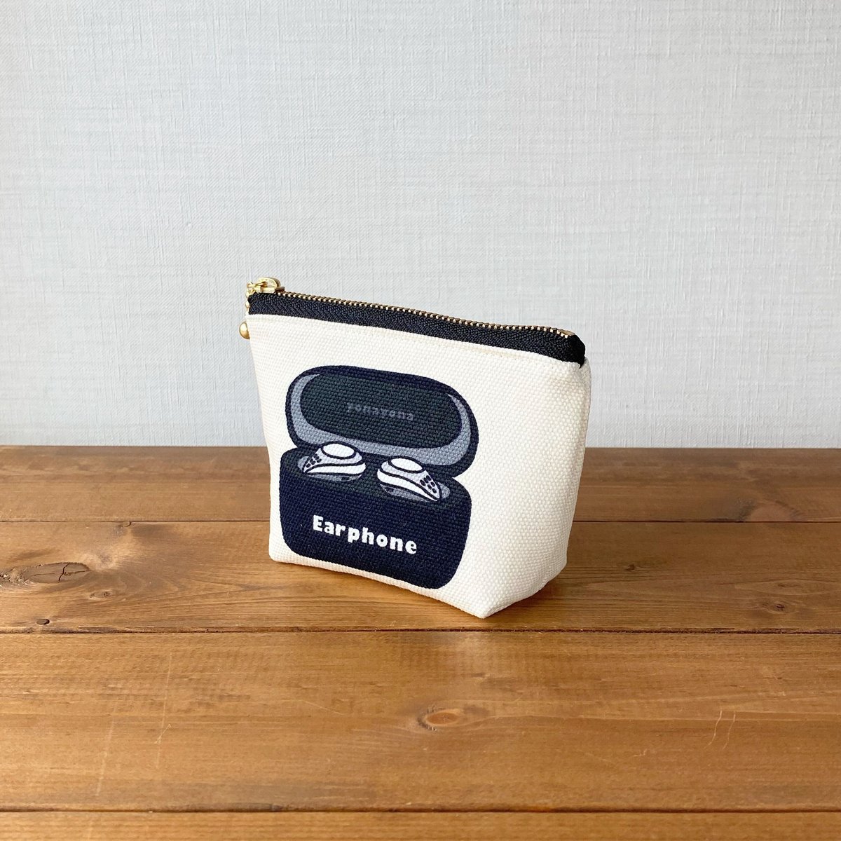 ワイヤレスイヤホン ケース ブラック ワイヤレスイヤホンケース（ブラック） | yonayona