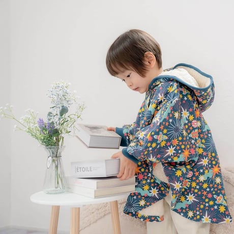 Piccalilly キッズ ポンチョ ギャラクシー 104-110cm