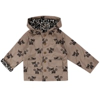 Turtledove London ウォータープルーフコート レオパード 122/128cm