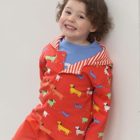 Piccalilly リバーシブルジャケット ソーセージドッグ 92cm