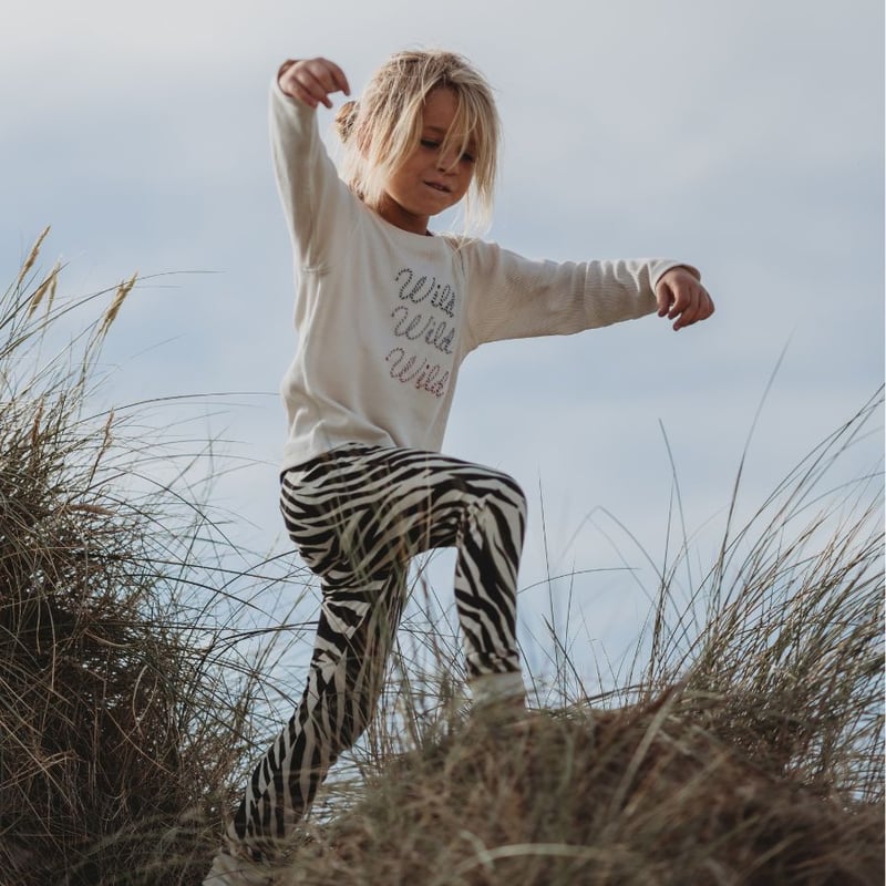 Turtledove London ] ゼブラ レギンス 92-122cm | Neutr