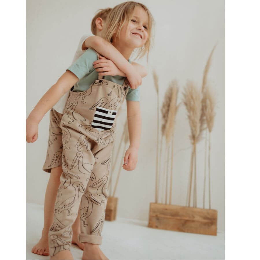 Turtledove London ] ペリカン オーバーオール 80-116cm | N