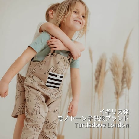 [ Turtledove London ] ペリカン オーバーオール 110cm