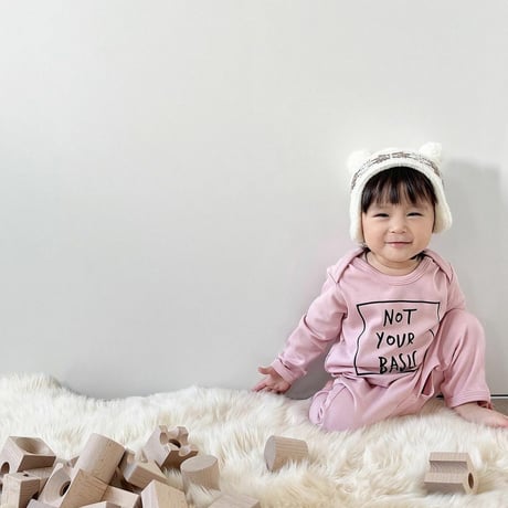 Cribstar Not Your Basic Baby Romper ピンク 72cm