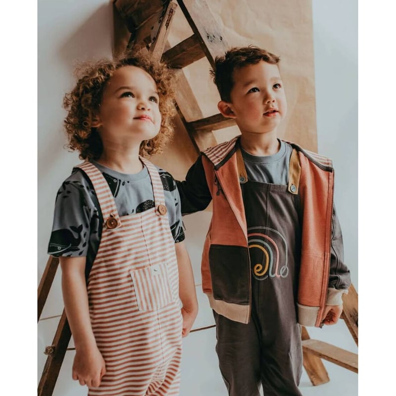 Turtledove London オーバーオール HELLO 80cm | Neutral