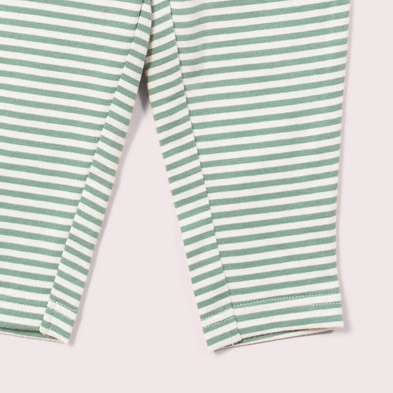 Little Green Radicals レギンス グリーンストライプ 116-128cm