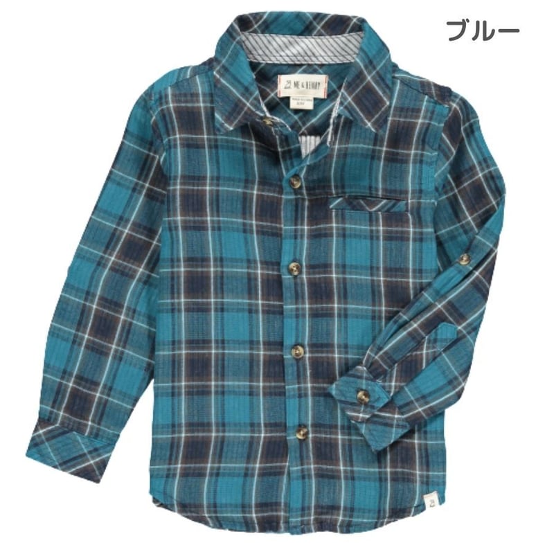 13万 新品 ブリオーニ【万能 ブルーチェック】長袖シャツM BS138 13万 新品 ブリオーニ【万能 ブルーチェック】長袖シャツM BS138