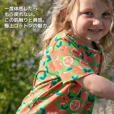 Piccalilly オレンジ Tシャツ 80/86cm