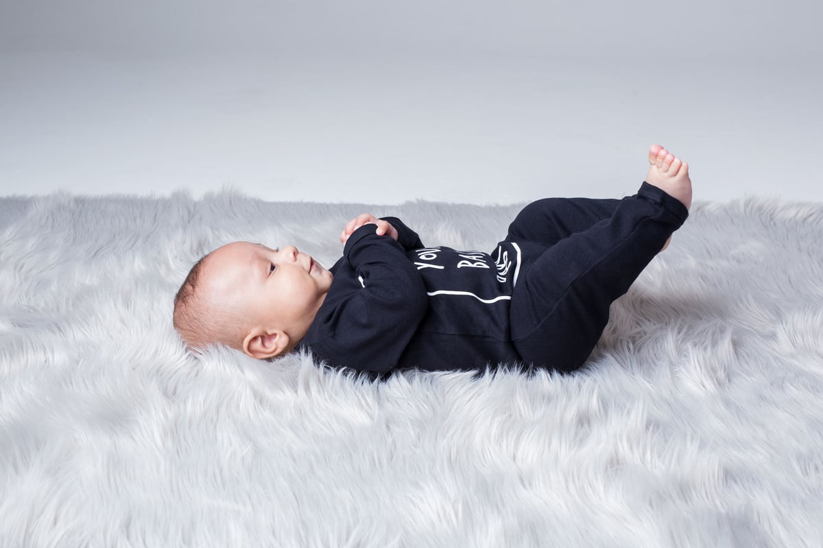 Cribstar Not Your Basic Baby Romper Black 72/ 8