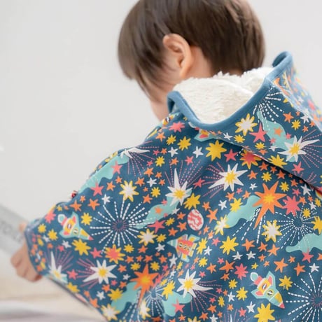 Piccalilly キッズ ポンチョ ギャラクシー 104-110cm