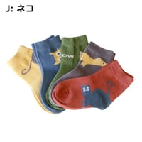 ネコ socks 5足セット 14-16/ 16-18/ 18-22cm