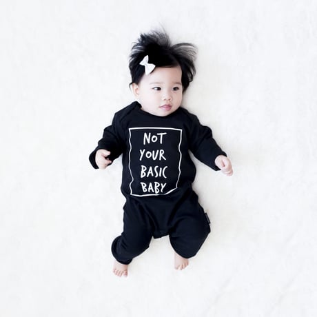Cribstar Not Your Basic Baby Romper Black 72cm