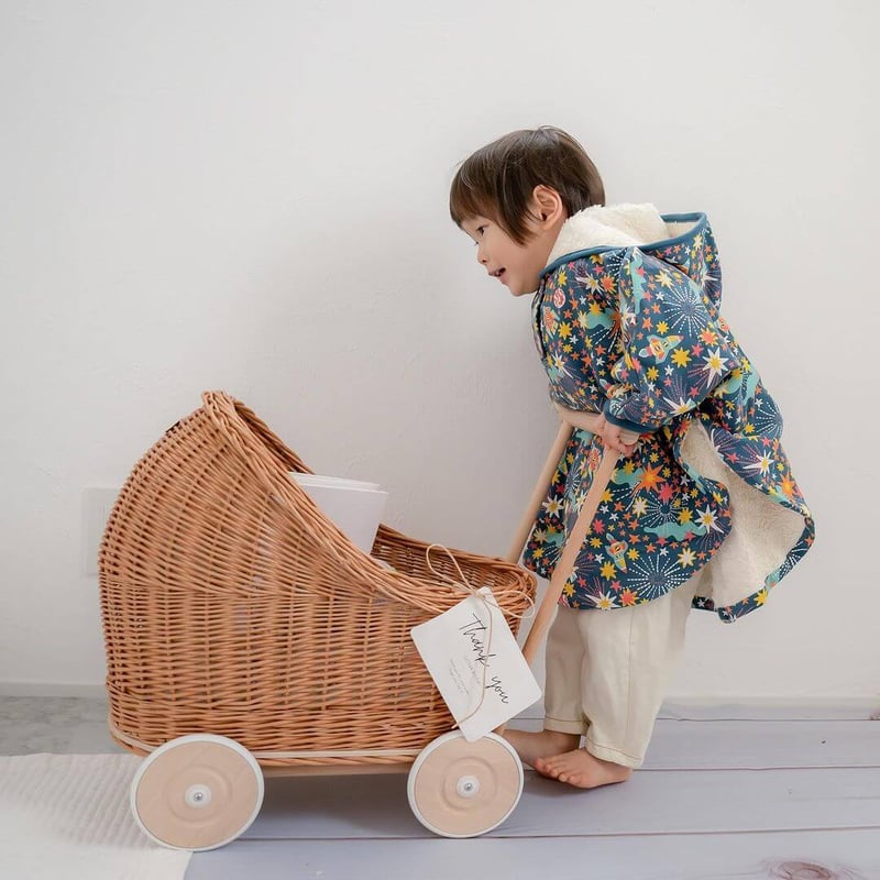 Piccalilly キッズ ポンチョ ギャラクシー 104-110cm | Neutral