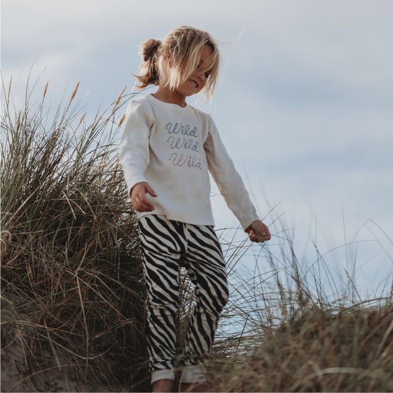 Turtledove London ] ゼブラ レギンス 92/116cm | Neutr