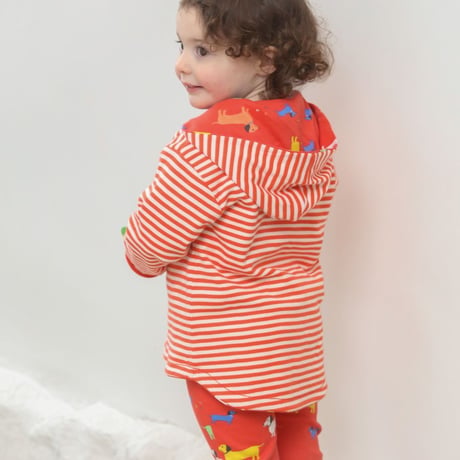 Piccalilly リバーシブルジャケット ソーセージドッグ 92cm