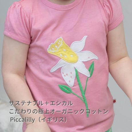 Piccalilly 半袖Tシャツ スイセン 104cm