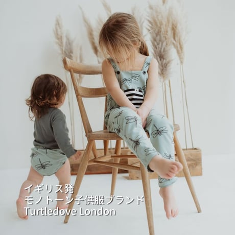 [ Turtledove London ] イトトンボ オーバーオール 80-116cm