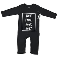 Cribstar Not Your Basic Baby Romper Black 72cm