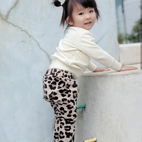 Cribstar Leopard Harem Leggings Beige レオパードハーレムレギンス 140cm