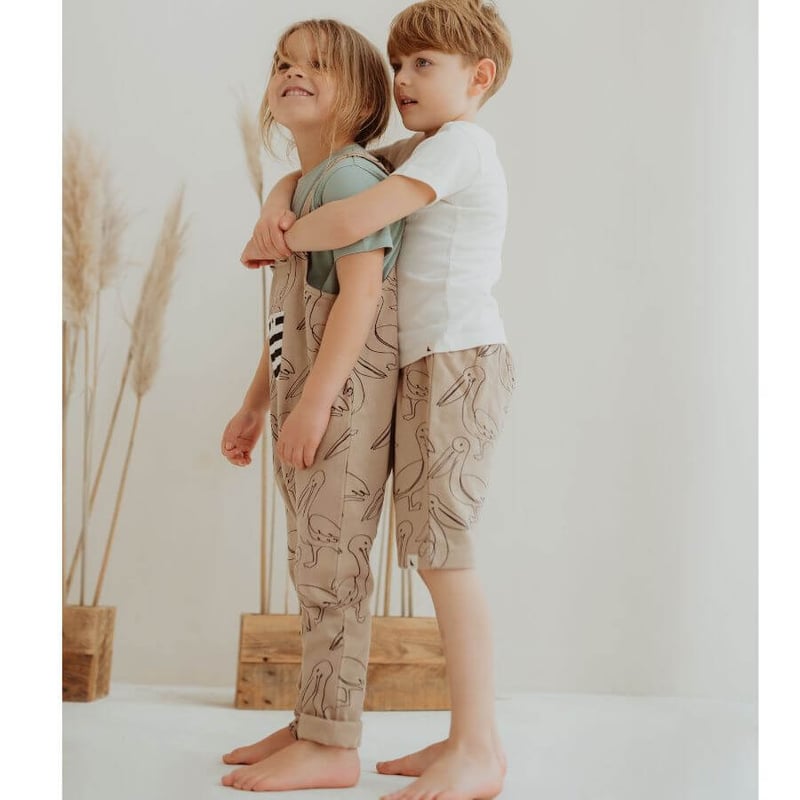 Turtledove London ] ペリカン オーバーオール 80-116cm | N