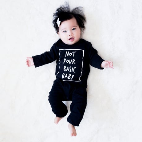Cribstar Not Your Basic Baby Romper Black 72cm