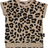 Cribstar レオパード Tシャツ Beige 92/ 98/ 104/ 110/ 116/ 122/ 128/ 140cm