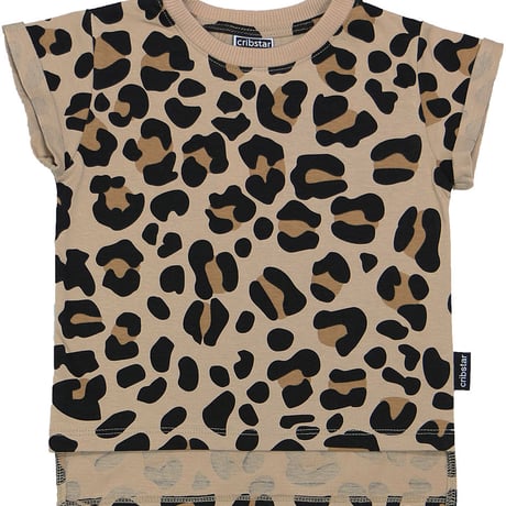 Cribstar レオパード Tシャツ Beige 80/110/122/128cm