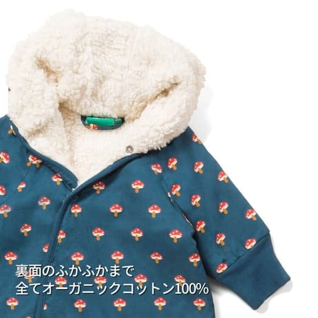 Little Green Radicals ジャンプスーツ キノコ 98m