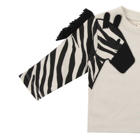 Turtledove London 長袖Tシャツ シマウマ 92-128cm