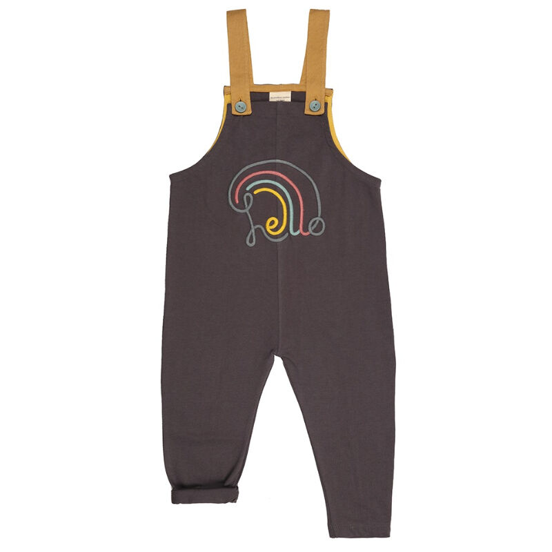 Turtledove London オーバーオール HELLO 80cm | Neutral